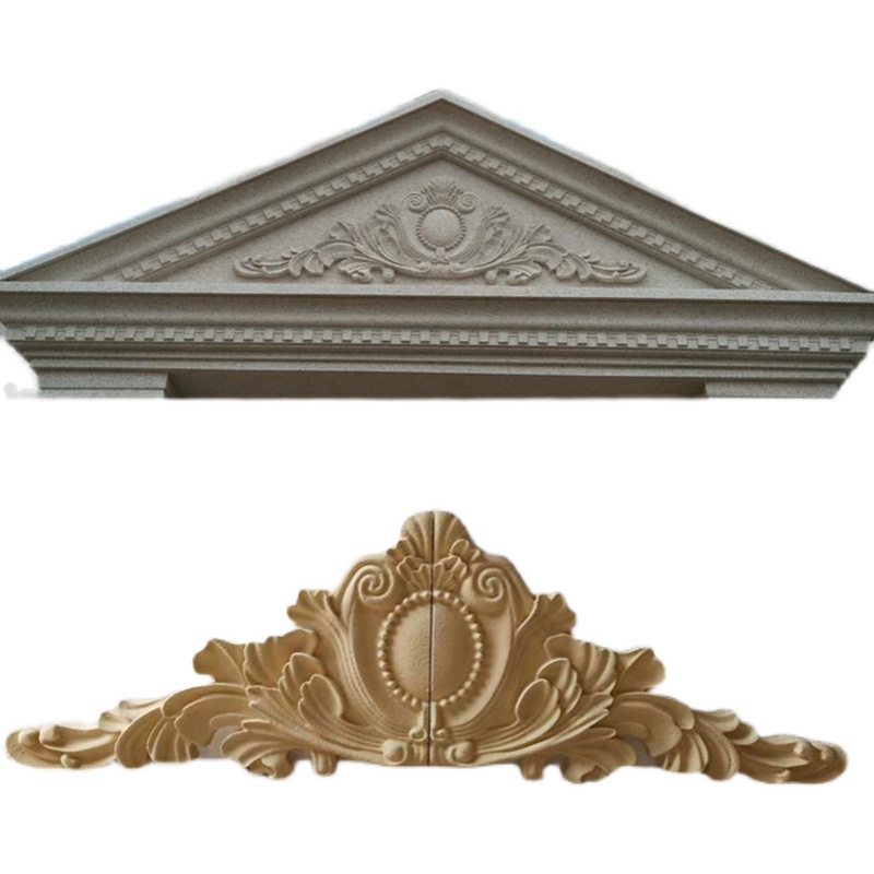 j8 exterior wall window patterned eps decorative rectangular European-style villa patterned component foam patterned board triangular foam relief g3 Item Picture