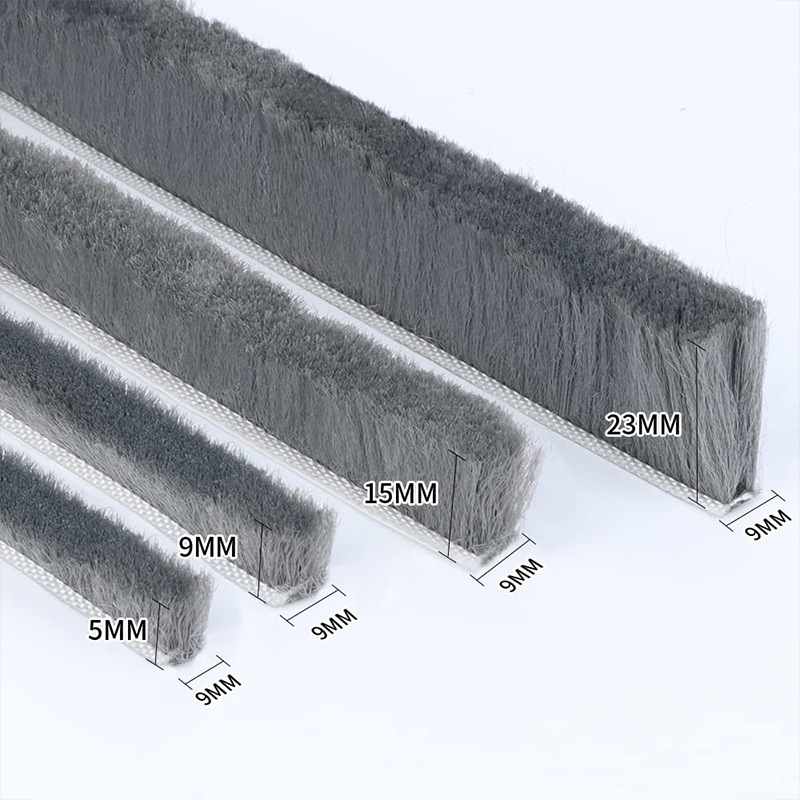 Aluminum alloy door and window sealing wool strips, self-adhesive plastic steel window, aluminum alloy accessories, door and window wool strips, dust-proof, winter windproof strips Application Scenario