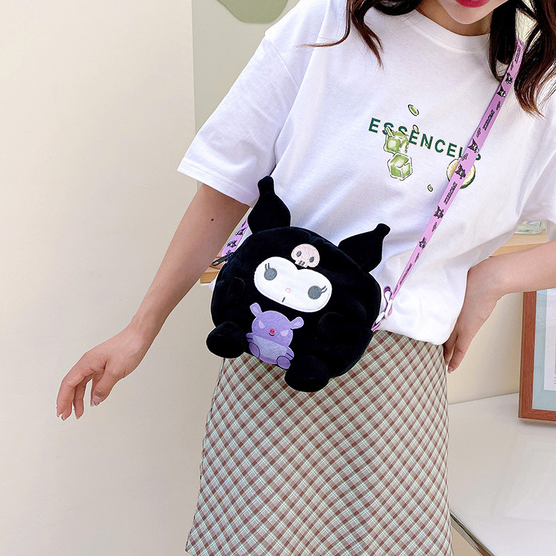 New cute cartoon children's crossbody bag, summer claw machine doll, crossbody hanging accessory bag, portable coin purse details Picture