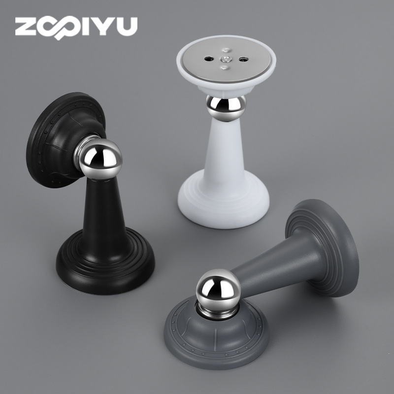 Rv non-perforating silicone door suction, PVC anti-collision strong magnetic short silent door, toilet door floor suction, door stop ball Specification drawing