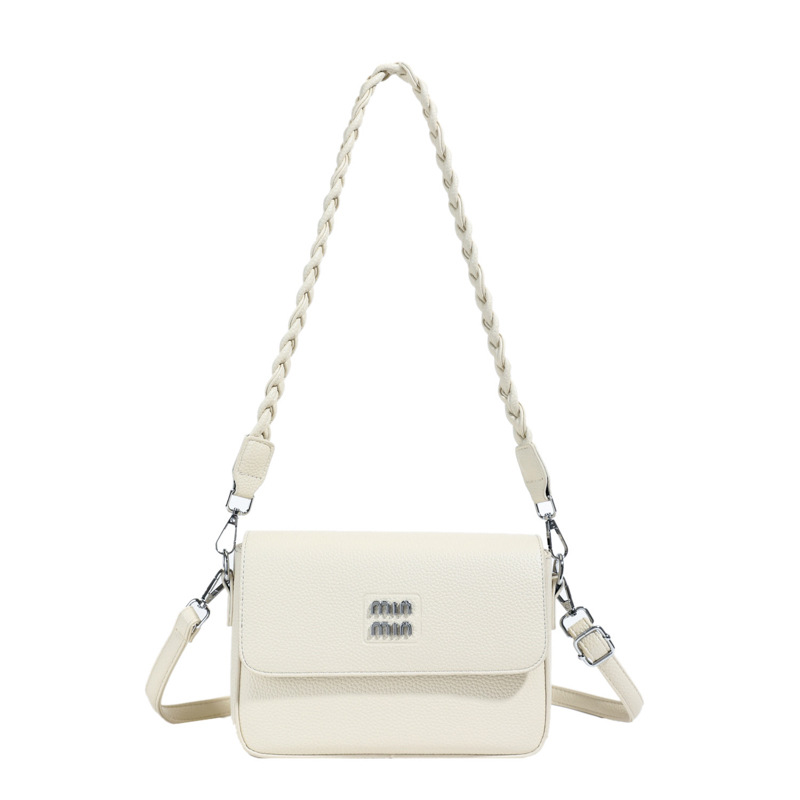 High-end texture, simple and versatile, elegant hand-held small square bag for women, a new spring 2025 work and commuting crossbody bag Item Picture