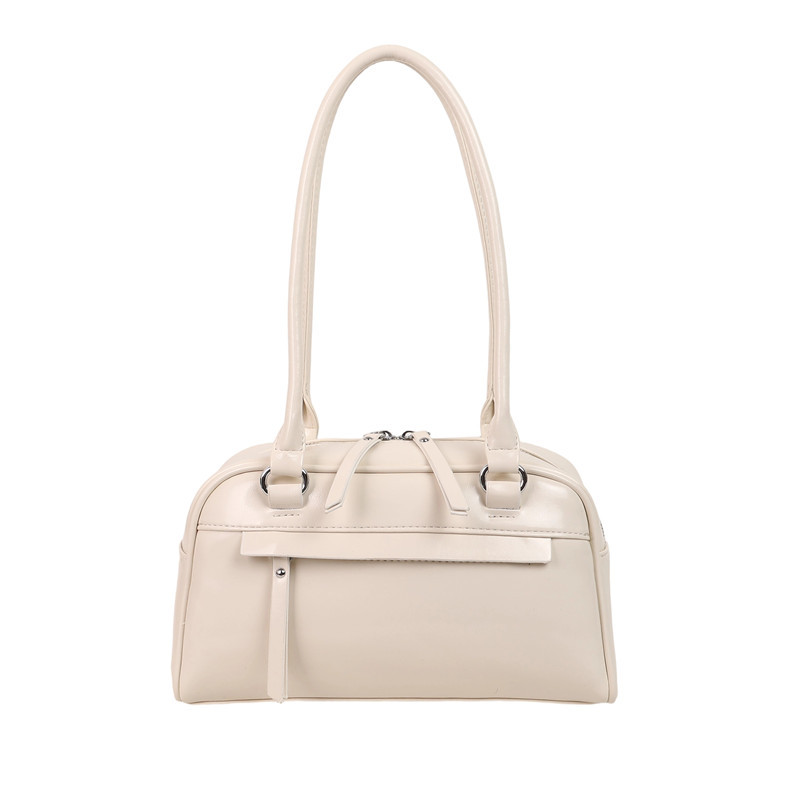 Cross-border Korean style fashionable and high-end underarm bag for women 2025 new simple and versatile single-shoulder bowling tote bag Item Picture