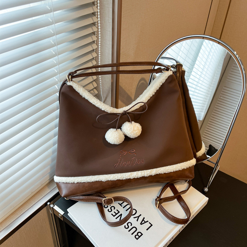 Fashionable and casual tote bag for women, 2024 new style, retro and trendy, large-capacity single-shoulder bag, high-end quality crossbody bag details Picture