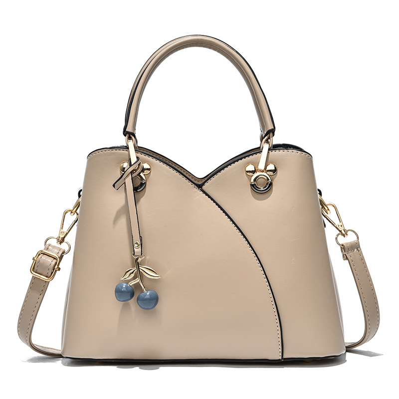 Cross-border consignment handbag 2022 New style fashionable and elegant, single-shoulder crossbody soft leather bag for mothers and middle-aged women Item Picture
