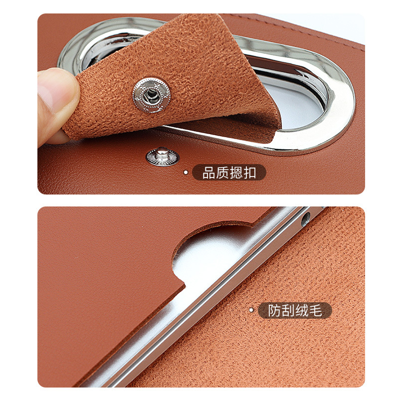 Simple and elegant waterproof laptop bag, trendy and fashionable large-capacity tote bag, commuting briefcase for work Specification drawing