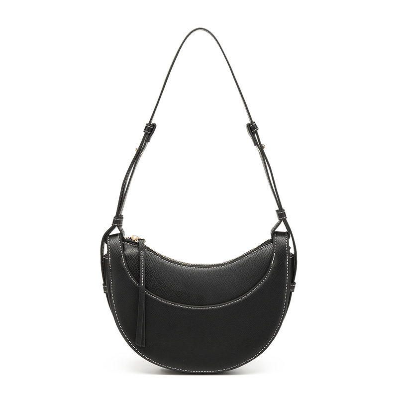 The 2024 new collection features French niche designs, including saddle bags, crescent bags, soft leather bags with a high-end feel, underarm bags, and crossbody bags for women Item Picture