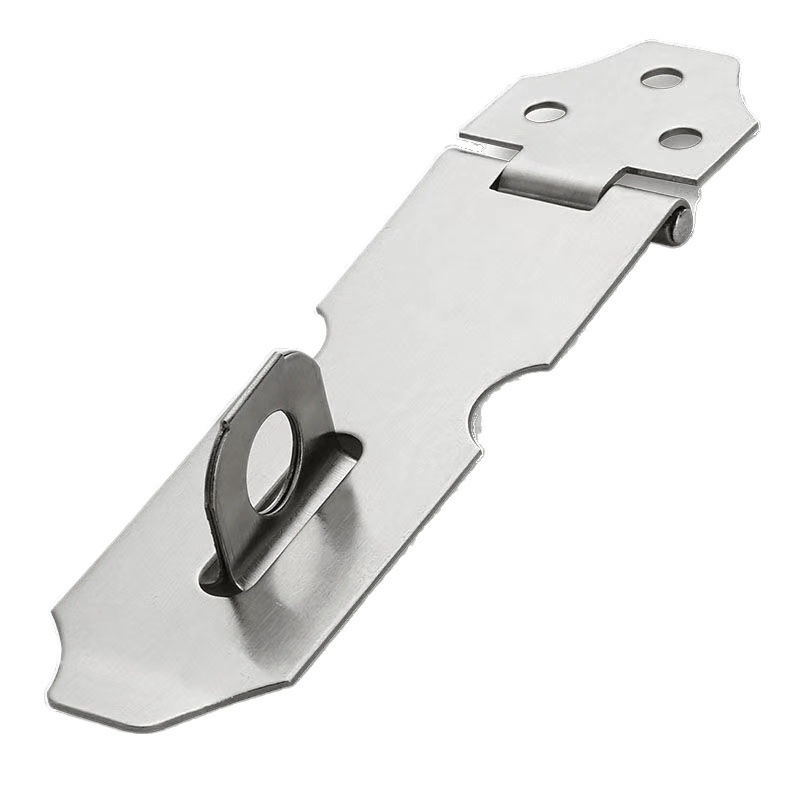 Stainless steel lock, door lock, door lock, cabinet door, door bolt, drawer lock, old-fashioned wooden door buckle, exposed nose, fixed snap Item Picture