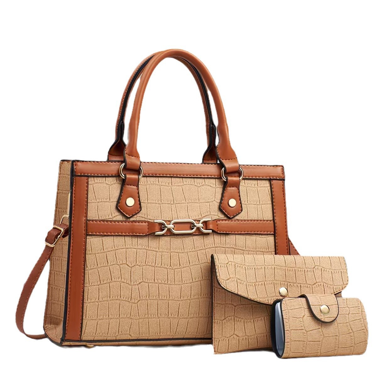 Cross-border foreign trade women's bag autumn and winter new style mother-and-child bag, large capacity, high-end feel crossbody bag, multi-color women's handbag Item Picture