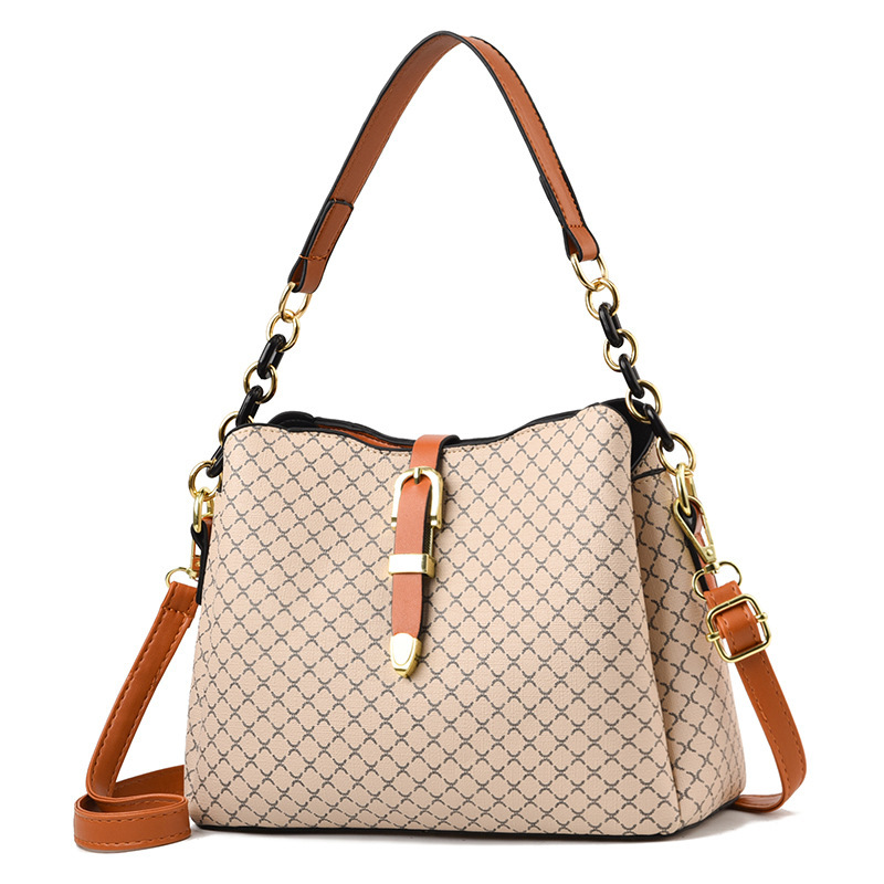 The 2022 autumn and winter new fashionable hand-held small bag, Korean-style casual middle-aged mom bag, single-shoulder crossbody bag is trendy Item Picture