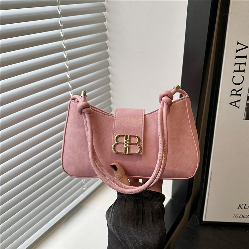 Fashionable French commuter bag, new underarm bag, women's bag, retro niche, versatile single-shoulder bag, hand-held crossbody bag full figure