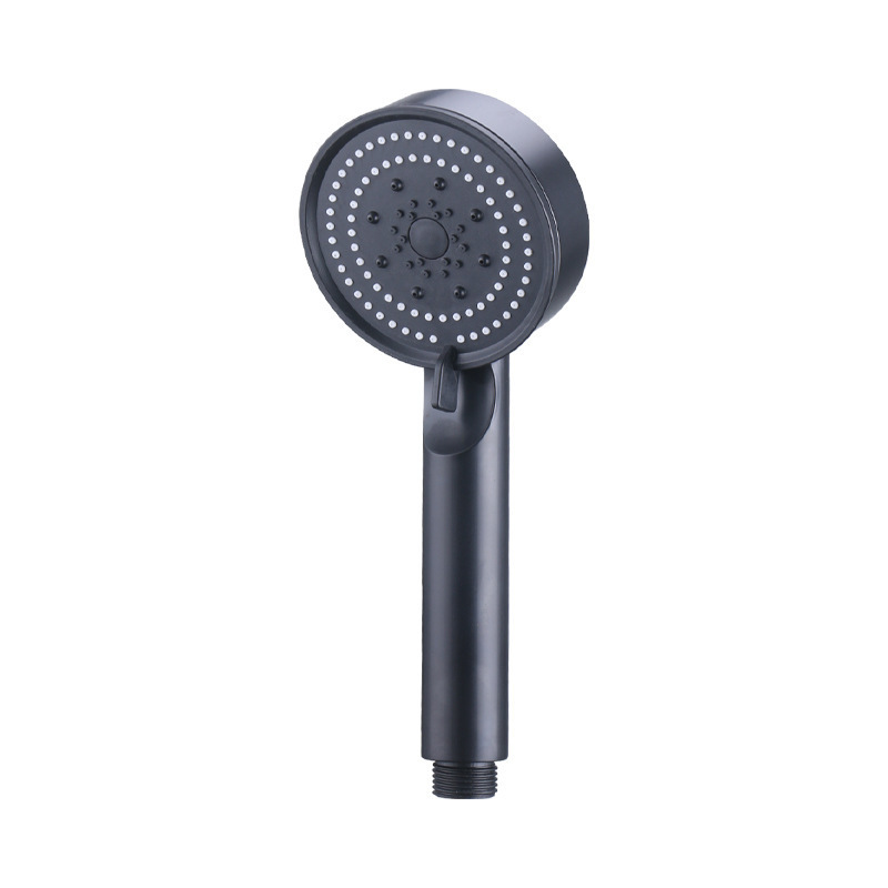 【 Factory Wholesale 】 Pressure-increasing showerhead, Black Warrior Black Five-Speed showerhead, Hand-held spray showerhead, hand spray Item Picture