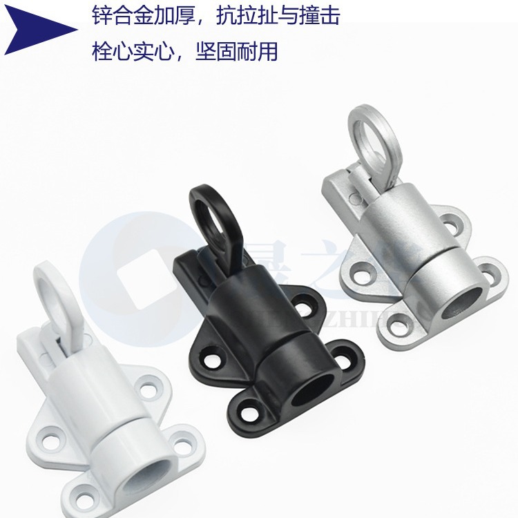 Aircraft latch lock, solid aluminum alloy spring automatic bolt, sliding door and window self-closing, casement window lock, wooden door bolt Specification drawing