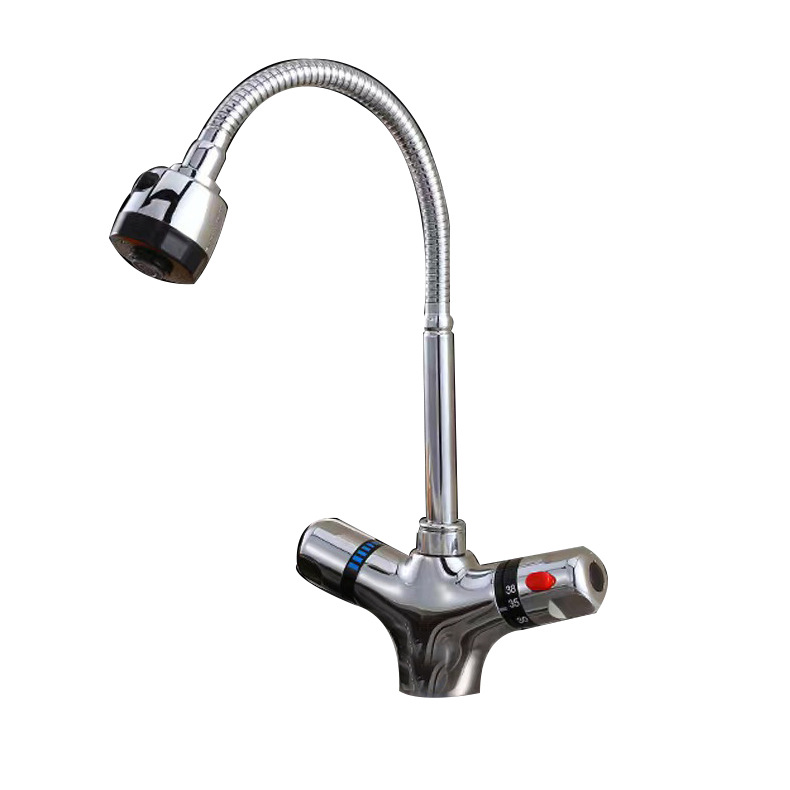 Ousha Pai kitchen thermostatic faucet, washbasin thermostatic faucet, washbasin thermostatic faucet Item Picture