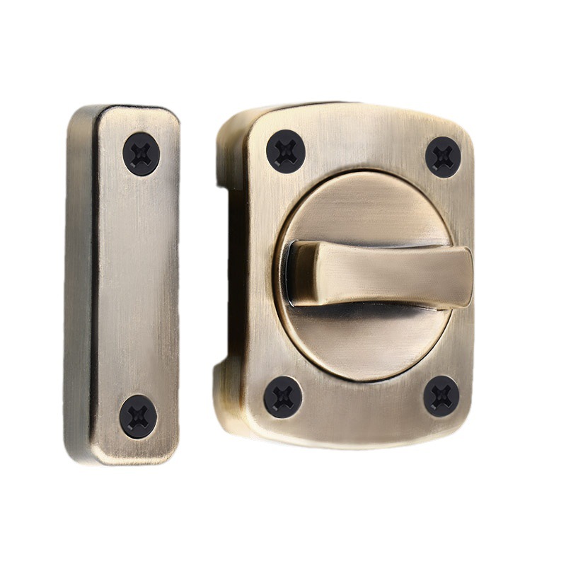 Door latch, bedroom wooden door locking tool, exposed small latch, thickened door latch, door bolt, lock latch, snap lock, anti-theft door lock Item Picture