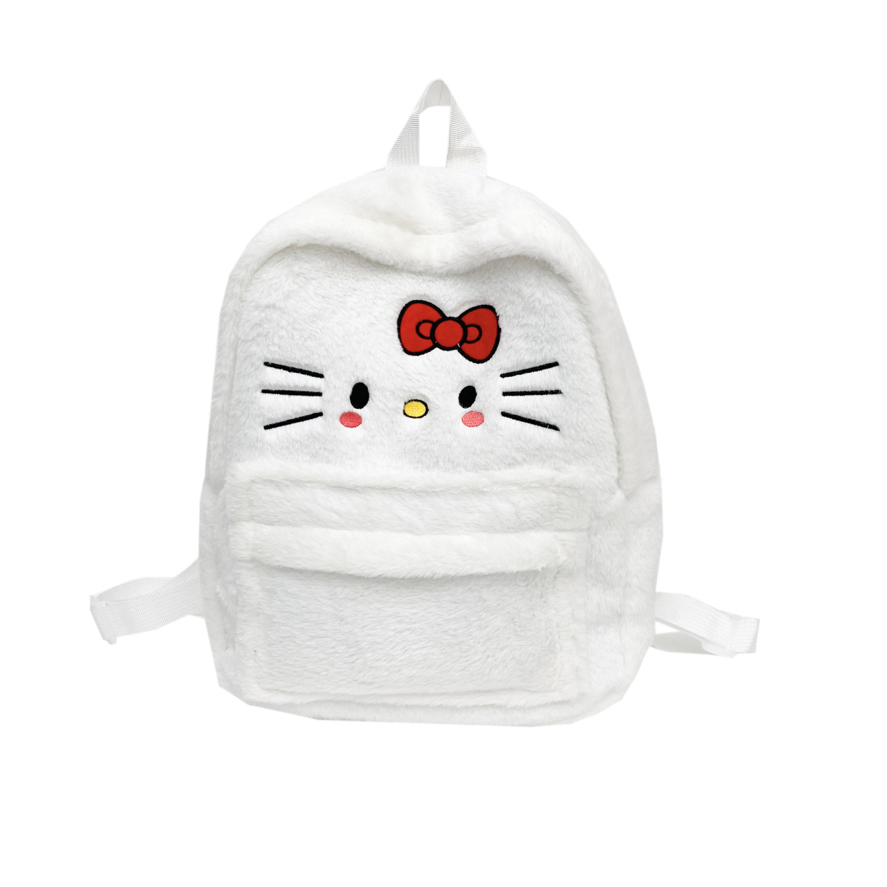 Cute KT Plush Backpack Backpack 2023 New cartoon children's schoolbag, cute and funny, large capacity backpack style Item Picture