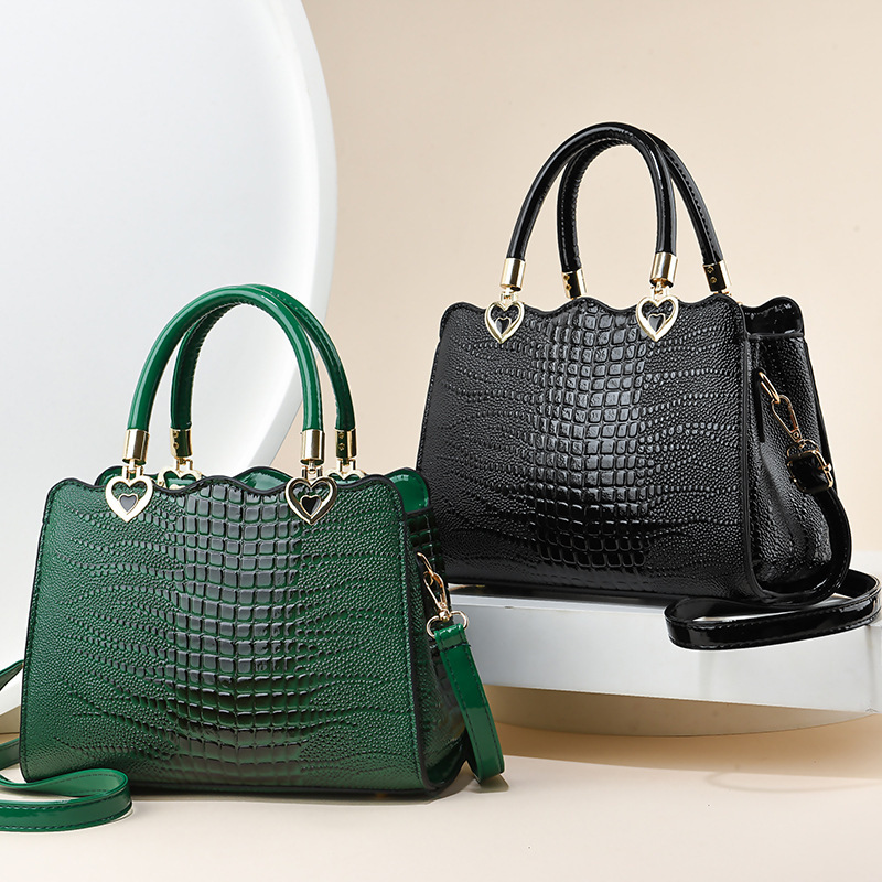 Women's Bag 2023 Fashionable and elegant crossbody bag with large capacity, a gift for middle-aged mothers, a commuting quality handbag Specification drawing