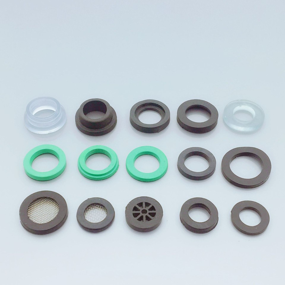 Faucet 4/6 rubber gasket, transparent silicone gasket, kitchen hose, showerhead accessory gasket, filter screen gasket details Picture