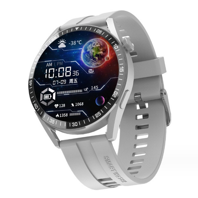 Cross-border bestseller WH8 pro Bluetooth call round screen 1.39 smartwatch Heart rate and blood pressure Alipay NFC Specification drawing