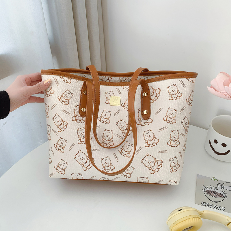 2025 Fashion New women's tote bag, large capacity for commuting, spring underarm bag, casual shoulder bag, handbag full figure