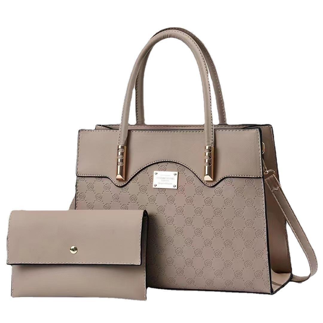 Fashionable women's 2023 new large-capacity women's bag, casual retro single-shoulder crossbody bag, stylish handbag Item Picture