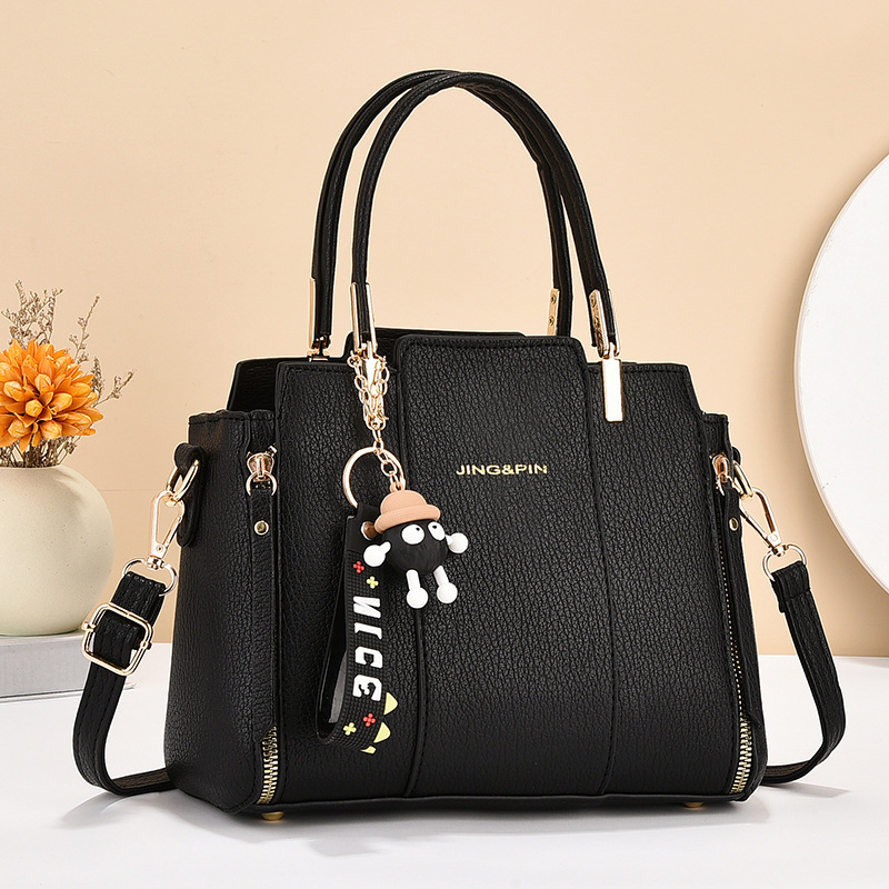 Bag Girl 2024 Cross-border Trend large-capacity handbag, simple, elegant and fashionable single-shoulder bag, casual travel crossbody bag details Picture