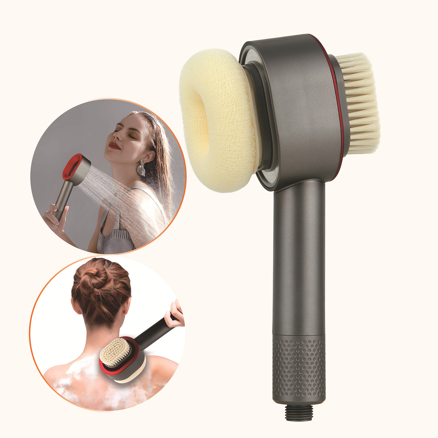 shower aromatherapy shower head for export to Dyson brand Filterduschkopf full figure