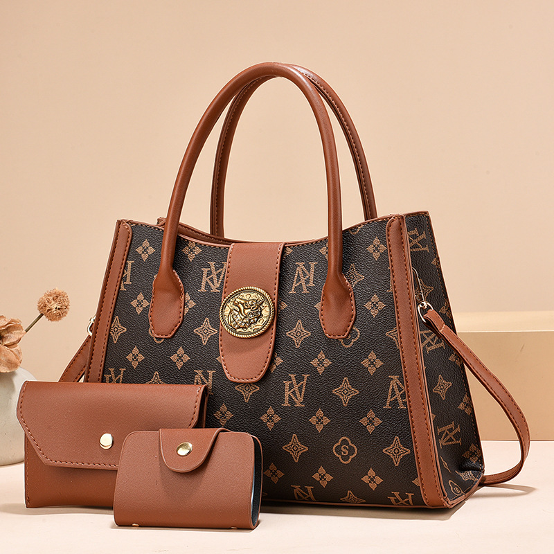 Bag Women 2024 New style women's handbag cross-border bestseller, large-capacity single-shoulder crossbody bag with mixed colors wholesale full figure