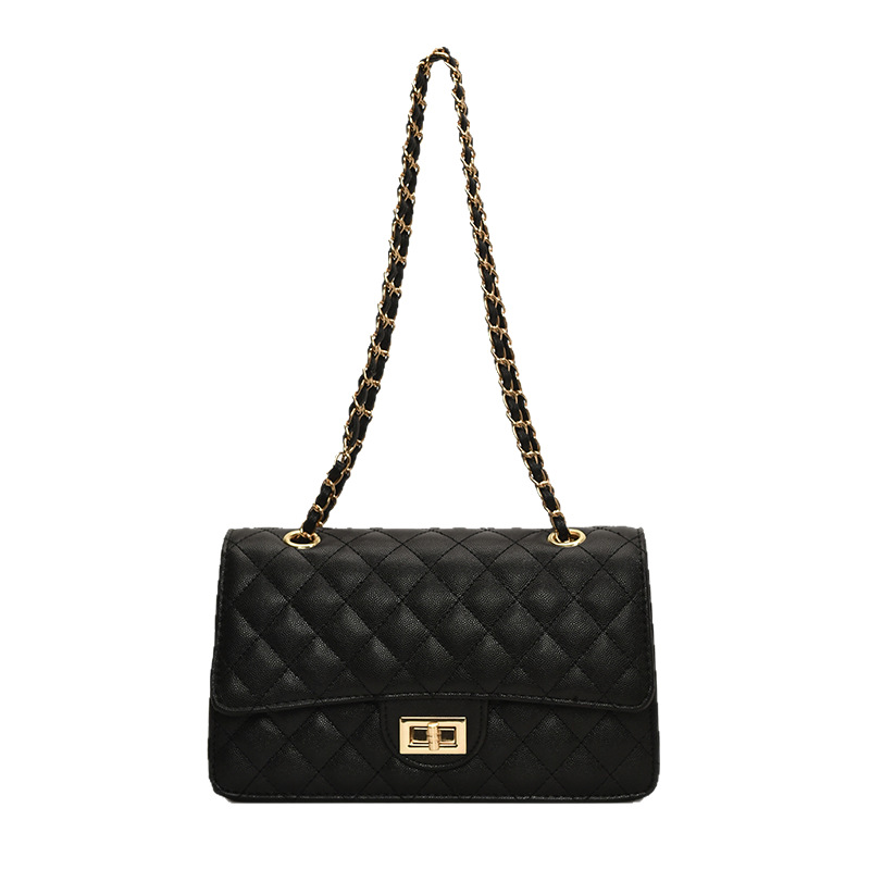 High-end and light luxury hand-held underarm bag 2025 new style diamond-shaped chain fashionable and versatile large-capacity single-shoulder crossbody bag Item Picture