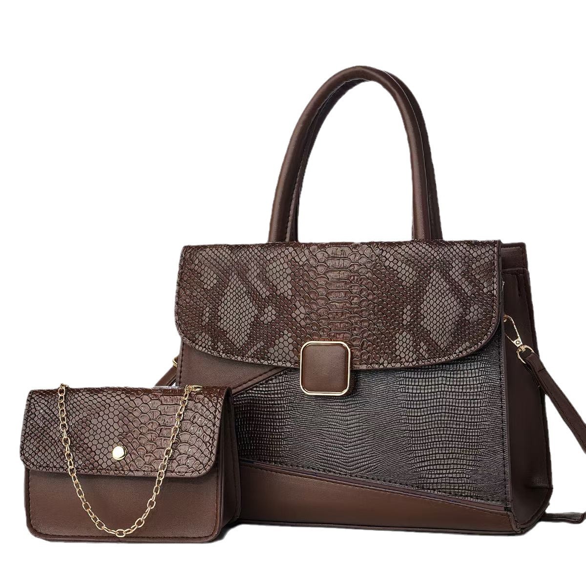 A high-end women's mother and child bag, a large-capacity crossbody tote bag for commuting, a new autumn and winter crossbody bag for women Item Picture