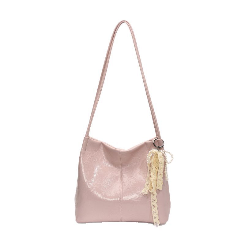 Cross-border retro bestseller bucket bag for women, 2025 new Korean version single-shoulder underarm bag, casual and versatile crossbody bag Item Picture