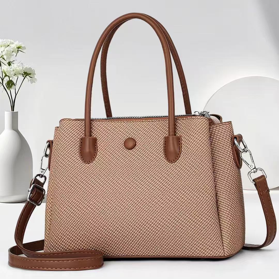 The 2025 new Senmeng women's tote bag features a retro and niche design. It is a small single-shoulder, crossbody, hand-carry bag for work Specification drawing