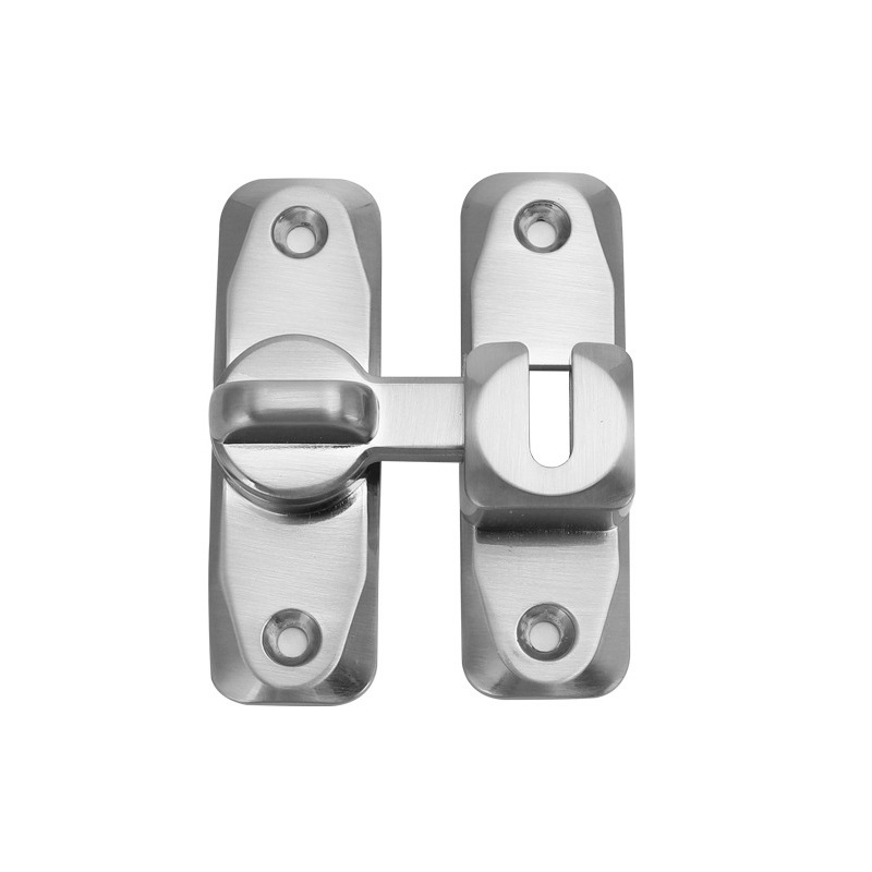 Sliding door lock, solid buckle, no need for drilling, latch, anti-theft lock, entrance door, reverse lock, fitting room door bolt Item Picture