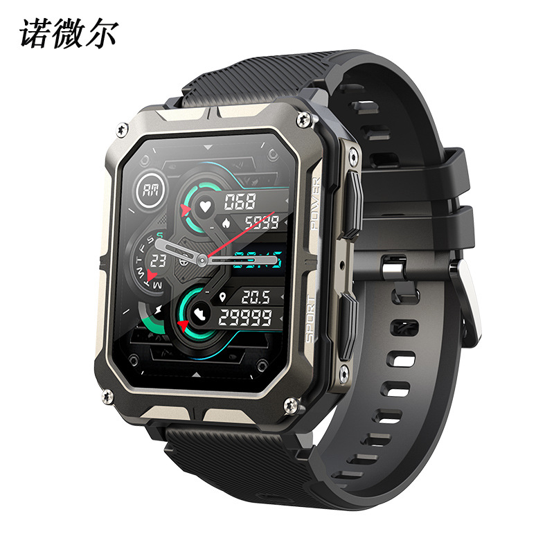 Cross-border outdoor waterproof C20pro smart Bracelet Watch 1.83, step counting for sports, Bluetooth call, heart rate and blood pressure full figure
