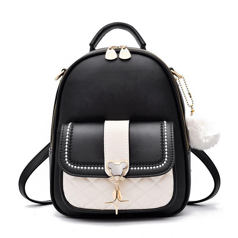 Cross-border backpack Women's bag 2023 New style casual and fashionable hand-held backpack with large capacity and multi-color travel bag full figure