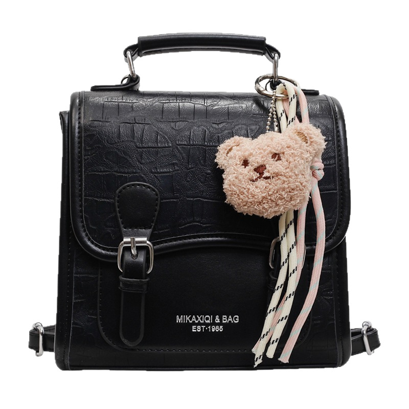 The 2025 new fashionable and stylish stone-patterned trendy handbag is a high-capacity backpack with a high-end feel for women Item Picture