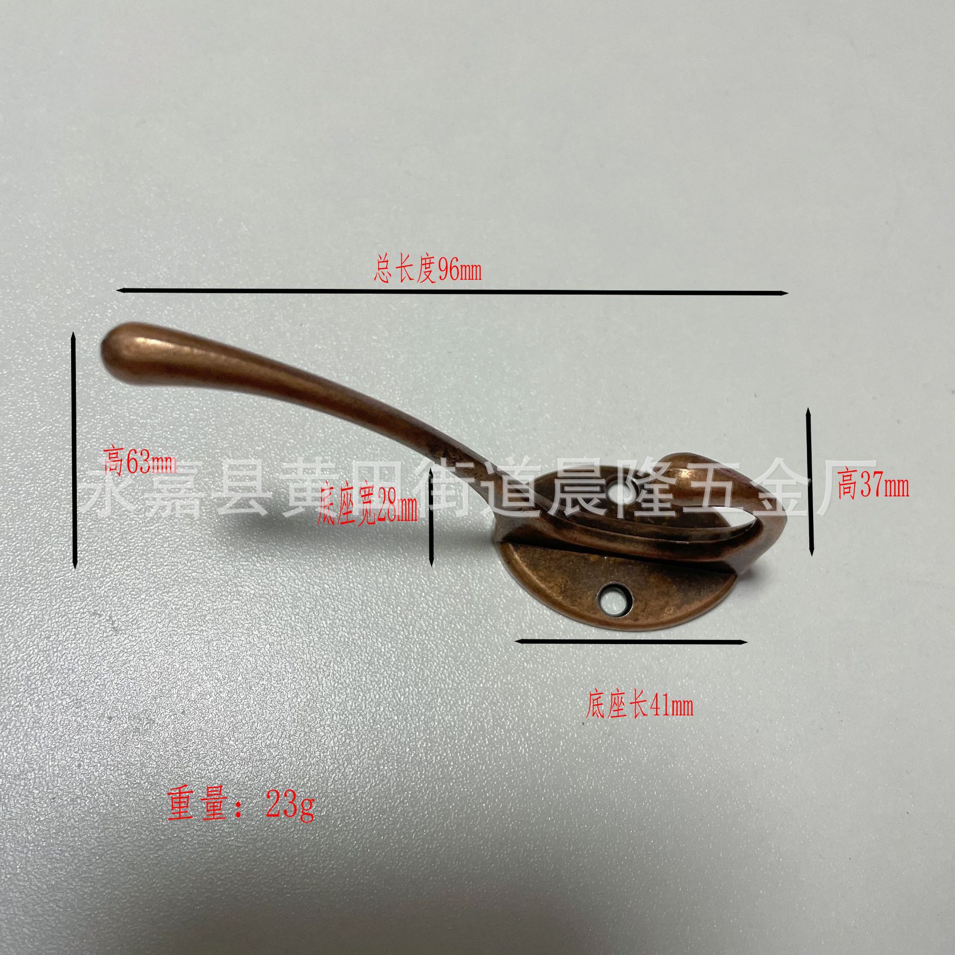 Zinc alloy decorative retro hook furniture hardware coat hook, black coat hook hardware accessories for entrance cabinets and wardrobes Application Scenario