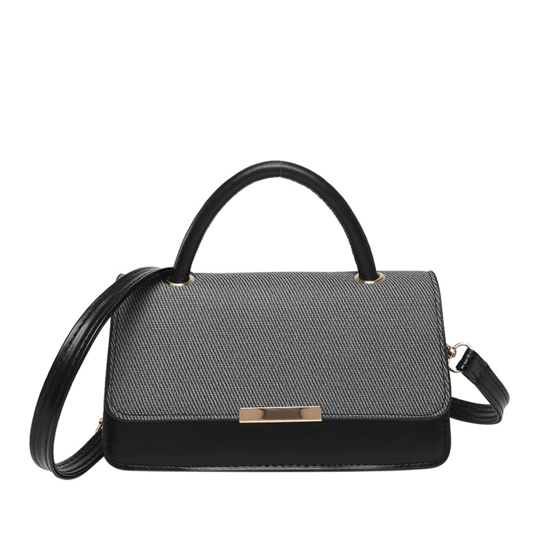 A new 2025 trendy, casual, and stylish women's single-shoulder crossbody bag with a simple and solid color design Item Picture