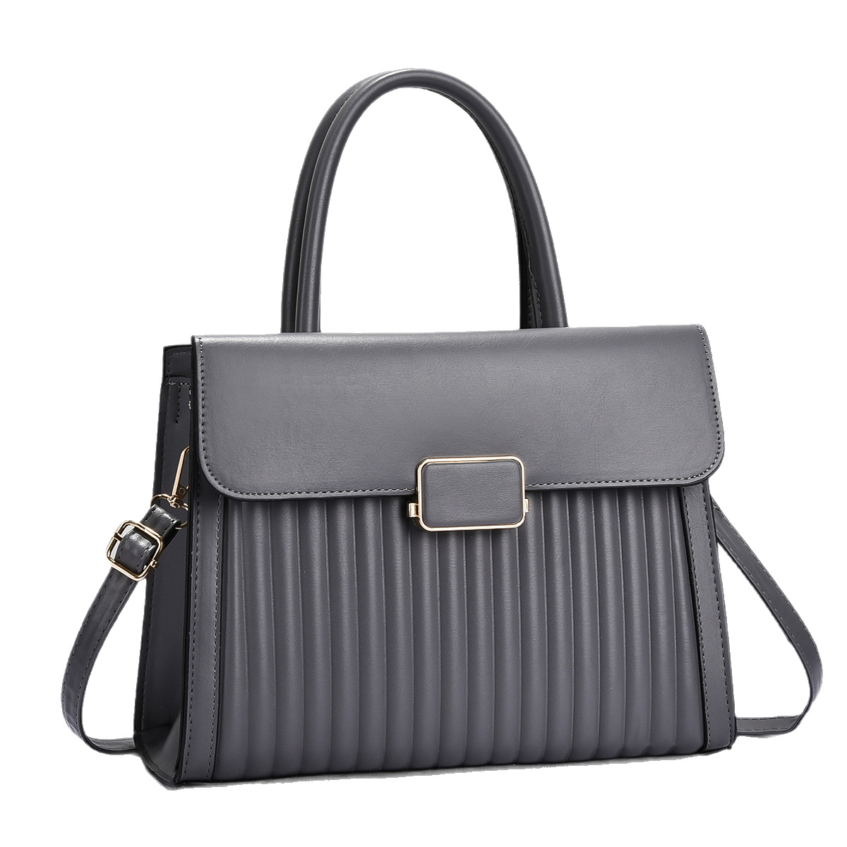 Cross-border 2025handbags women 's bun, mother' s handbag, lock, single-shoulder crossbody bag, fashionable and versatile organ bag for hours Item Picture