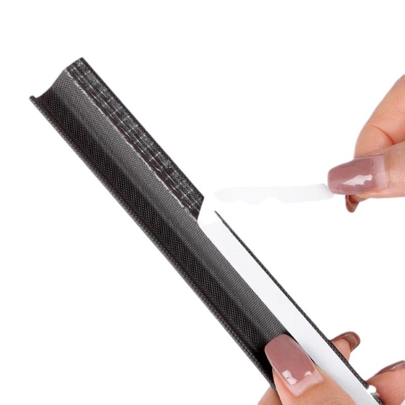 Cross-border window anti-air leakage sealing strip, S-shaped sound insulation self-adhesive sealing strip for windbreaking of casement Windows, plastic steel aluminum alloy Item Picture