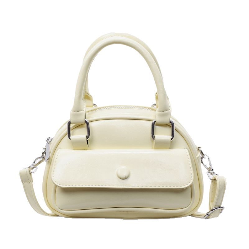 High-end and niche handbag for women, 2025 new Korean style, fashionable and simple single-shoulder bag, cool solid color crossbody bag Item Picture
