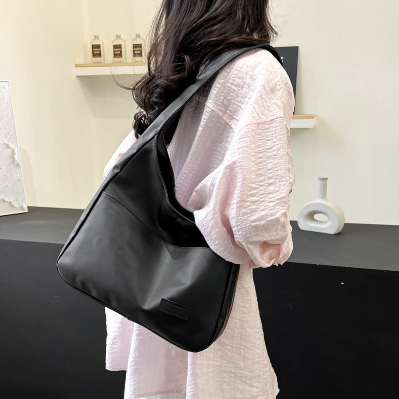 Fashionable and simple single-shoulder bag 2025 Spring New niche trendy handbag, casual and trendy large-capacity tote bag details Picture