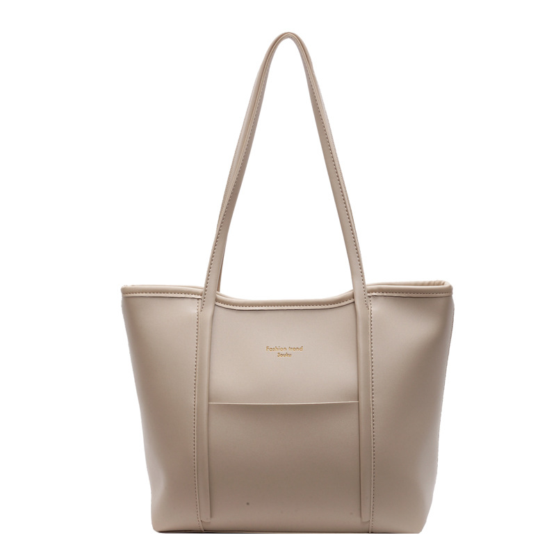 The high-end 2024 new stylish commuter large bag tote bag is simple, niche, trendy and casual, with a single shoulder under the armpits Item Picture