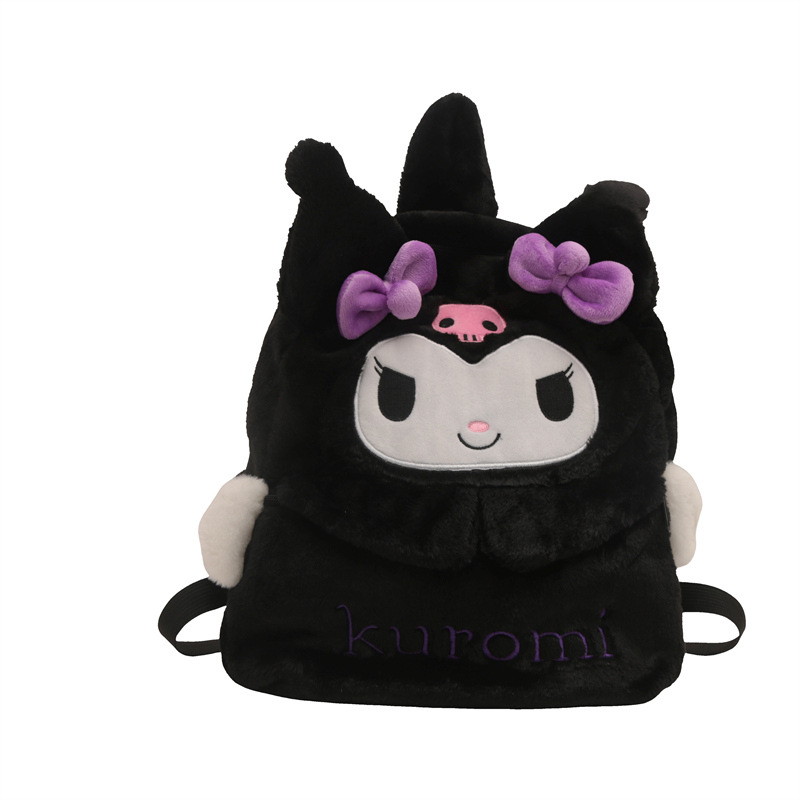 This new cartoon casual school backpack can hold A4 paper and has a large capacity. It is a cute travel storage bag for girls Item Picture