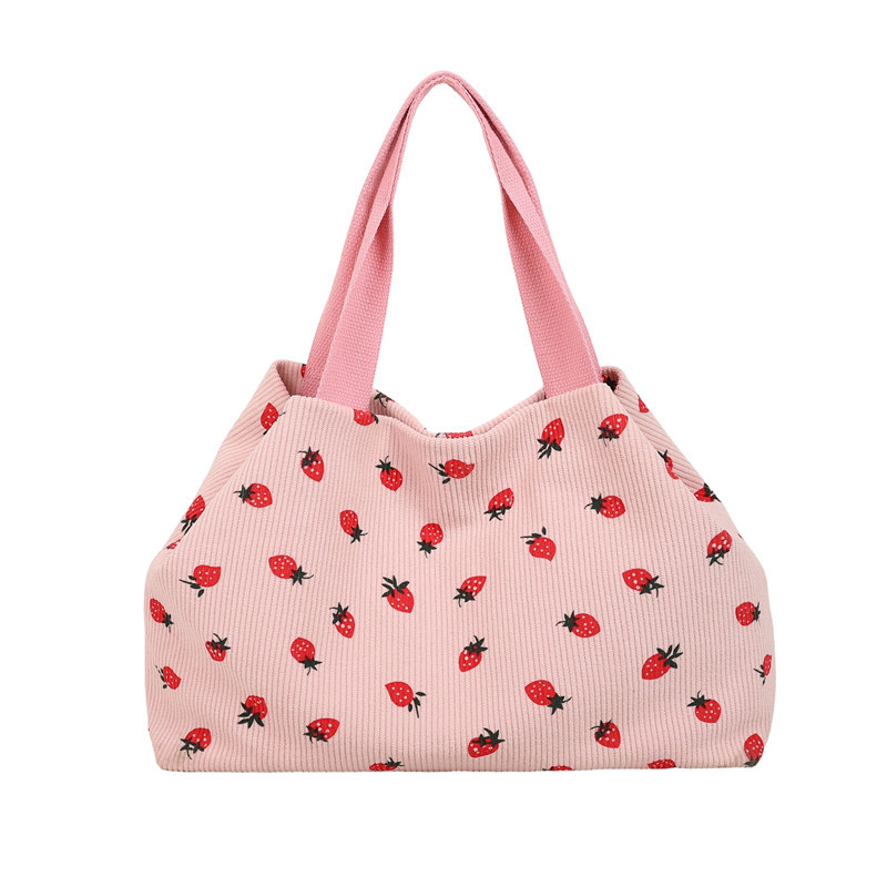 A large-capacity, simple and fashionable school-style personalized single-shoulder bag for commuting, a new spring 2025 hand-held tote bag Item Picture