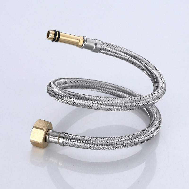 304 stainless steel wire braided water inlet hose, sink, sink faucet, washbasin faucet, cold and hot water inlet hose Application Scenario
