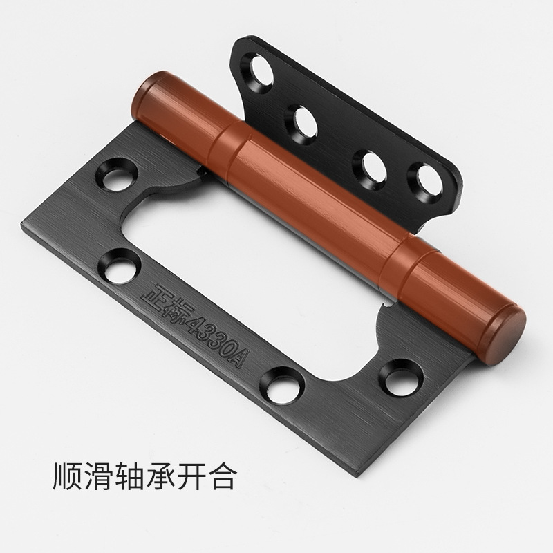 Wholesale of 4-inch wooden door hinges, 3.0mm thick manganese steel and iron hinges, indoor silent hinges Application Scenario