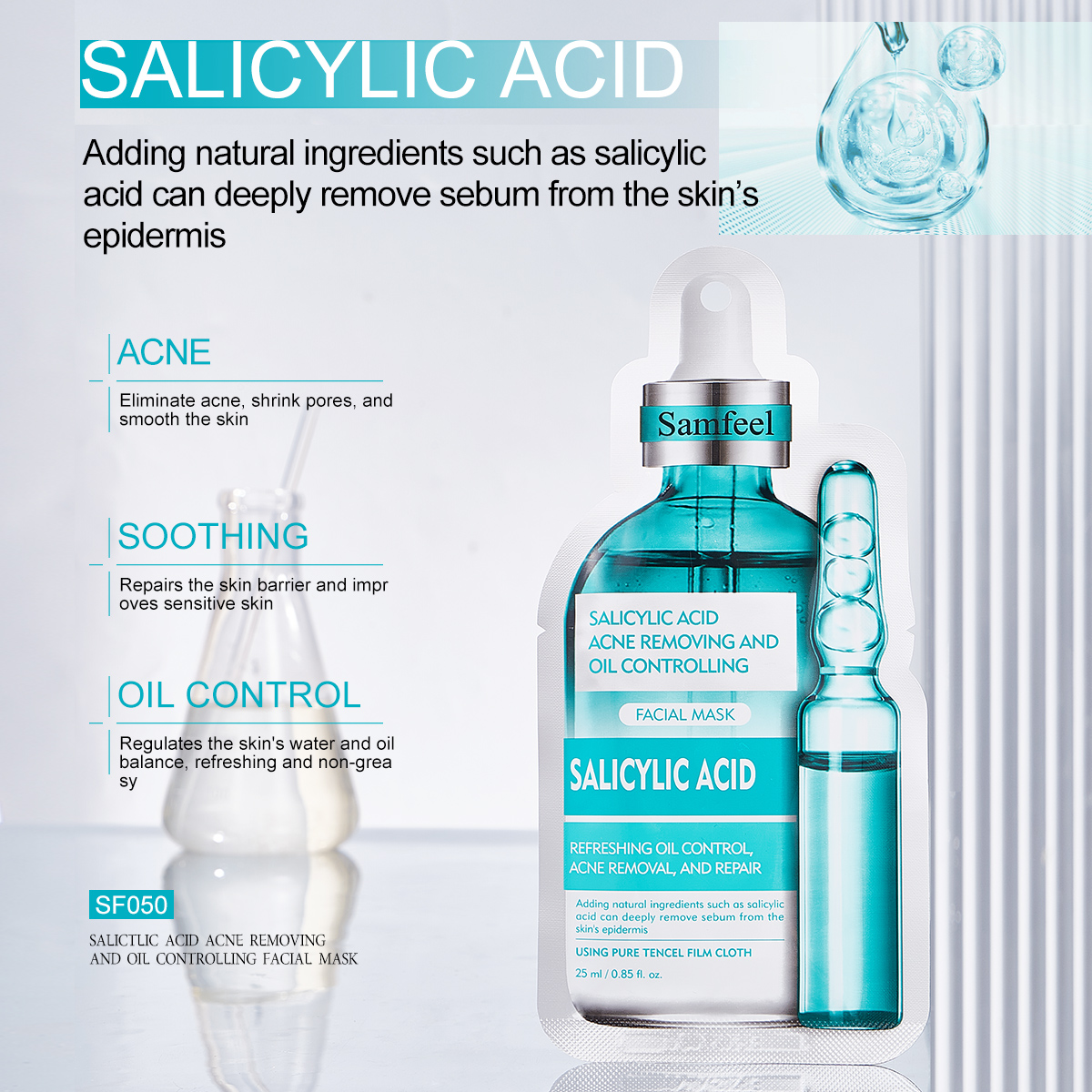 Salicylic Acid Acne Removing and Oil Controlling facial mask