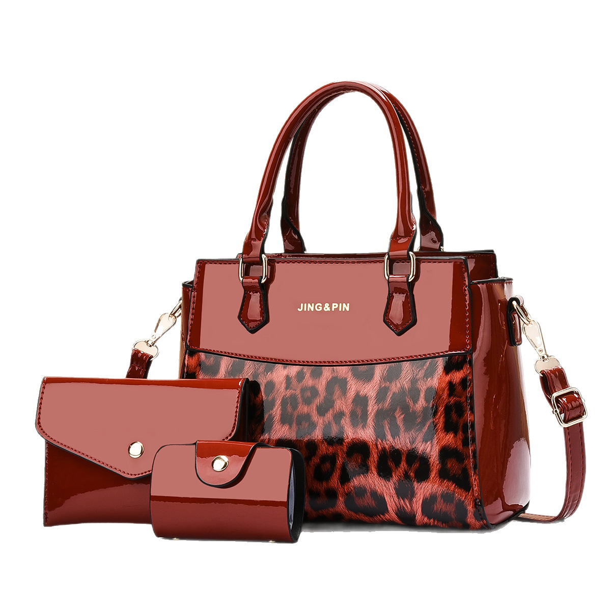 Cross-border Women's Bag 2025 New urban simple Women's fashion leopard print single-shoulder crossbody large capacity handbag Item Picture