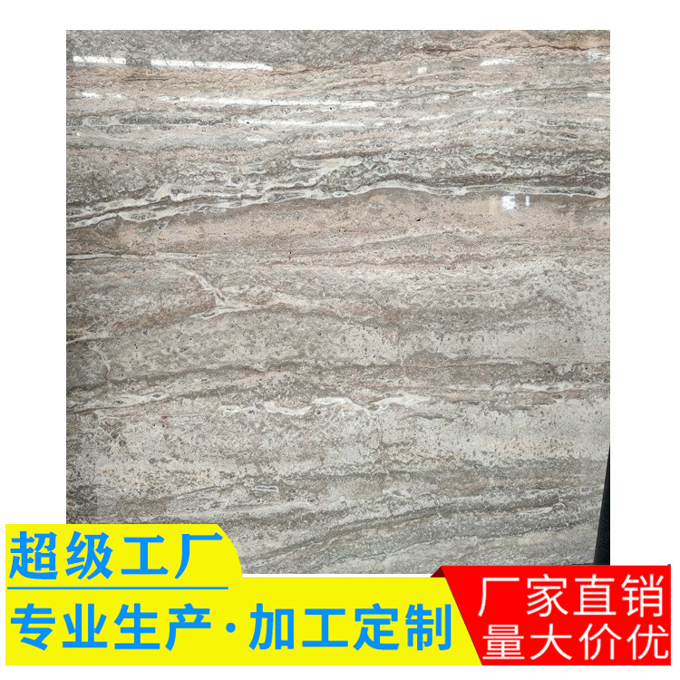 Natural silver-gray cave marble is a stone for home living room and kitchen decoration, hotel and villa window sills, countertop panels and background walls full figure