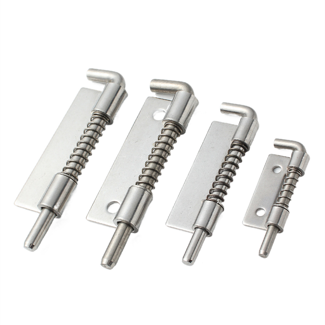 304 stainless steel automatic spring latch door lock distribution box accessories door latch and bolt without hole welding M4, M5, M6 Item Picture
